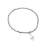 Stainless Steel  Beads Bracelets for Women Silvery Cute Clover Owl Star Music Note Dog Hand Hamsa Charms Bracelet Jewelry Gift