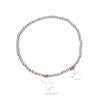 Stainless Steel  Beads Bracelets for Women Silvery Cute Clover Owl Star Music Note Dog Hand Hamsa Charms Bracelet Jewelry Gift