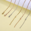 Stainless Steel Box Chain For Jewelry Making 1.5mm Metal Box Chain Necklace Jewelry Accessories  10pcs