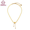 Stainless Steel Butterfly Choker Necklaces Women 2021 Gold Simple Snake Chain Clavicle Chain Lady Rock Hiphop Neck Accessories