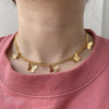 Stainless Steel Butterfly Necklace For Women Gold Color Long Chain Butterflies Necklace Female Choker Statement Jewelry collares
