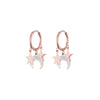 Stainless Steel Chain Earrings 2022 Trend Jewelry for Women Korean Heart Star Lock Earrings Gift 11.11