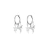 Stainless Steel Chain Earrings 2022 Trend Jewelry for Women Korean Heart Star Lock Earrings Gift 11.11