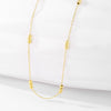 Stainless Steel Chain Necklaces For Man Women Gold Color For Pendant Fine Donot Fade Jewelry