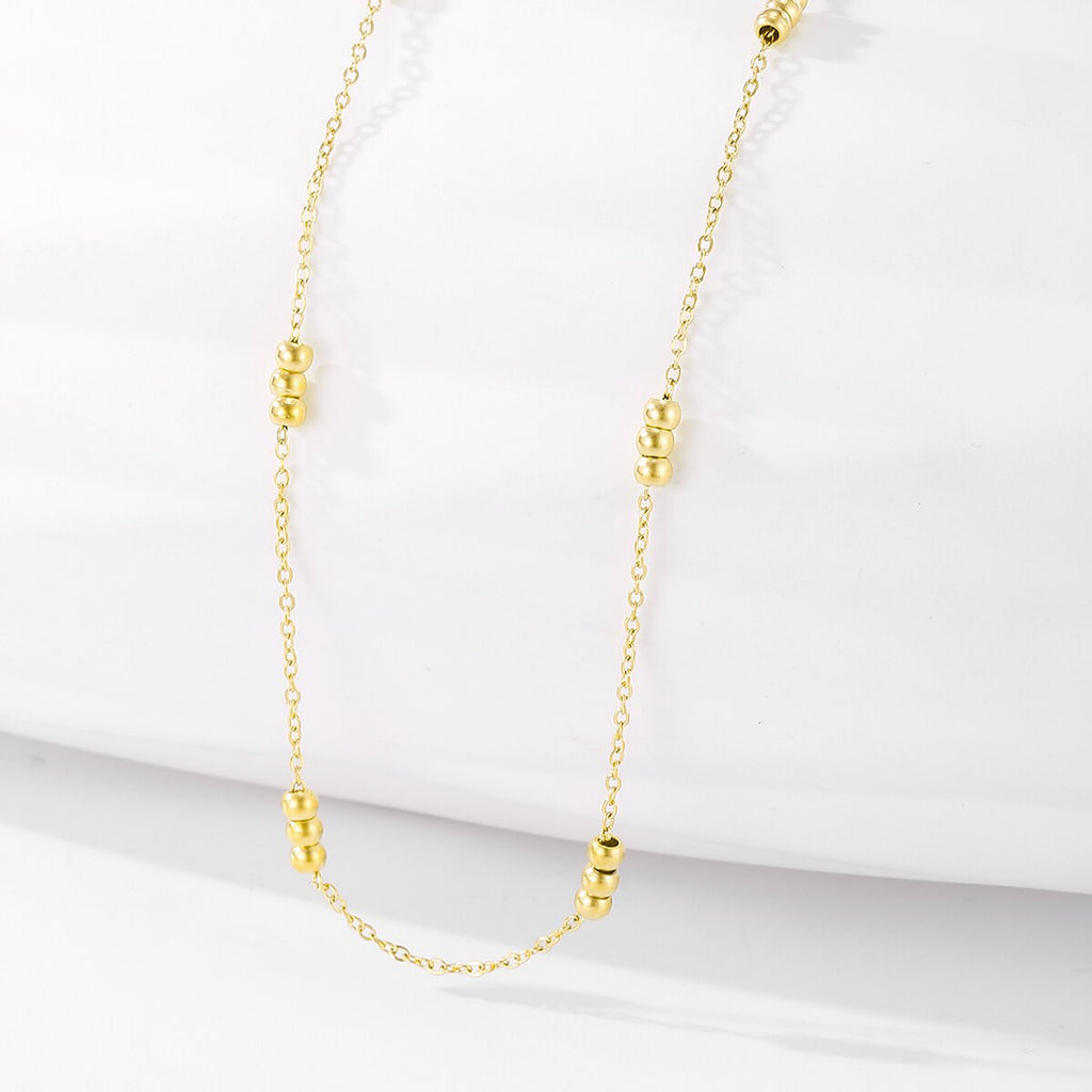 Stainless Steel Chain Necklaces For Man Women Gold Color For Pendant Fine Donot Fade Jewelry