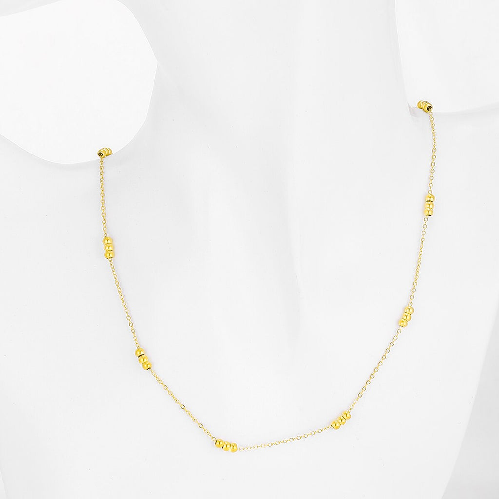 Stainless Steel Chain Necklaces For Man Women Gold Color For Pendant Fine Donot Fade Jewelry