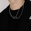 Stainless Steel Choker Man Necklace Chain Goth Jewelry  Accessories  Items Christmas Gift GaaBou Jewellery