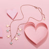 Stainless Steel Chokers Necklaces For Woman Clear Crystal Stars Pendant Gold Silvery Necklace For Women Jewelry Gift