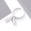 Stainless Steel Classic Rings Cute Boy Girl Silverly For Men Women Gift Party Adjustable Rings Jewelry  2022