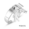 Stainless Steel Classic Rings Cute Boy Girl Silverly For Men Women Gift Party Adjustable Rings Jewelry  2022