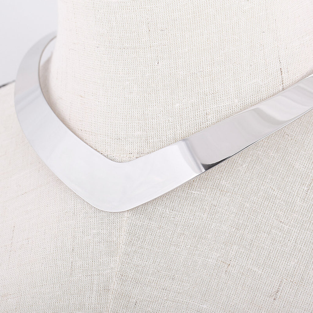 Stainless Steel Collar Necklace V Shape Choker Necklace Gold Color Collares Jewelry Stainless Steel Torques Statement Jewelry