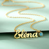 Stainless Steel Custom Name Necklace for Women Personalized Birthstone Necklaces Female Engrave Names Aesthetic Jewelry Gift