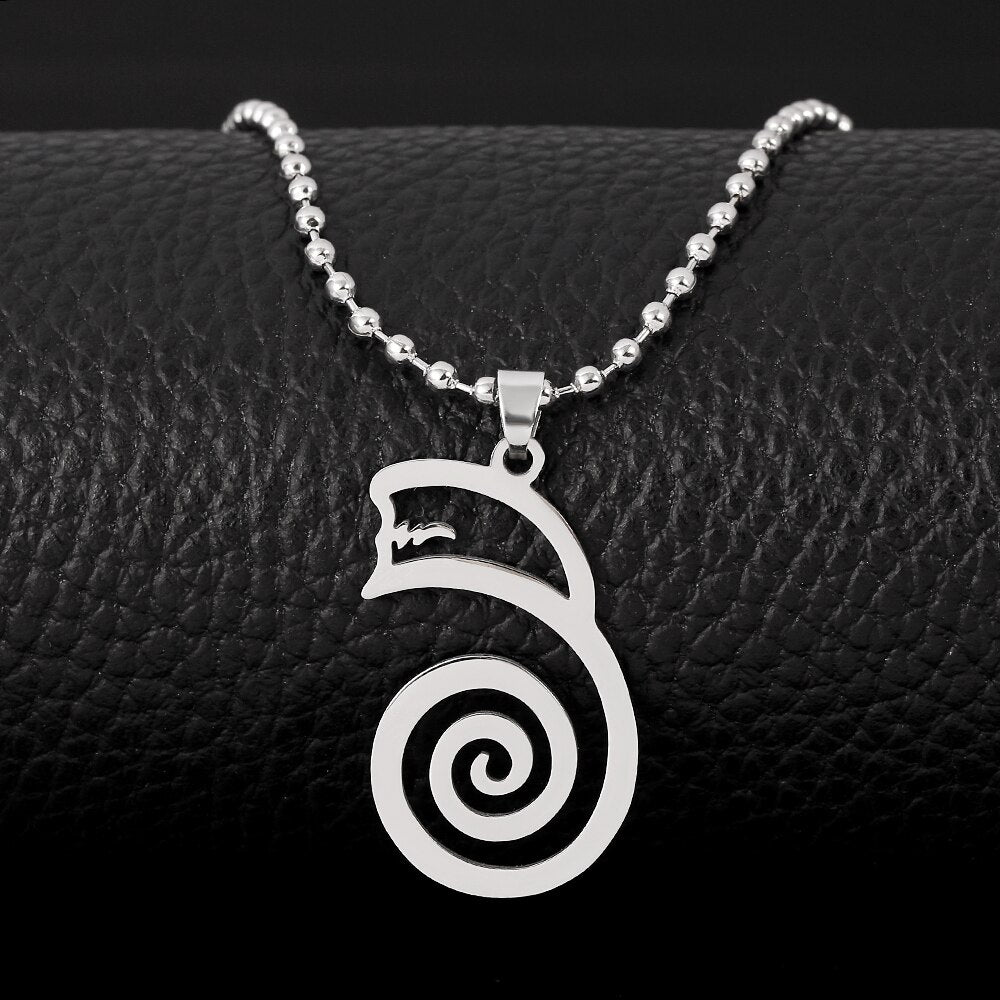 Stainless Steel Dai Ko Myo Pendant Necklace Music logo chain choker for women Science Women Girls Jewellery Accessories gift