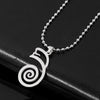 Stainless Steel Dai Ko Myo Pendant Necklace Music logo chain choker for women Science Women Girls Jewellery Accessories gift