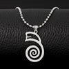 Stainless Steel Dai Ko Myo Pendant Necklace Music logo chain choker for women Science Women Girls Jewellery Accessories gift