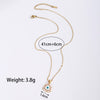 Stainless Steel Evil Eye Necklaces for Women Gold Color Evil Eye Pendant Necklace Choker Wedding Christmas Jewelry Gift BFF
