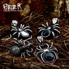 Stainless Steel Ferocious spider Animal Pendant Gem pendant Chain Necklace men Jewelry BP8-571