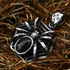 Stainless Steel Ferocious spider Animal Pendant Gem pendant Chain Necklace men Jewelry BP8-571