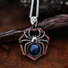 Stainless Steel Ferocious spider Animal Pendant Gem pendant Chain Necklace men Jewelry BP8-571