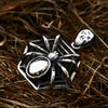 Stainless Steel Ferocious spider Animal Pendant Gem pendant Chain Necklace men Jewelry BP8-571