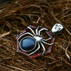 Stainless Steel Ferocious spider Animal Pendant Gem pendant Chain Necklace men Jewelry BP8-571