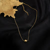 Stainless Steel Gold Round Ball Choker Necklaces Jewelry Pendant Snake Chain Necklace For Women