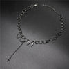 Stainless Steel Gothic Hip Hop O Link Chain Chokers Collares Mujer Jewlery Harajuku Punk Butterfly Choker Necklace for Women