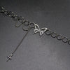 Stainless Steel Gothic Hip Hop O Link Chain Chokers Collares Mujer Jewlery Harajuku Punk Butterfly Choker Necklace for Women