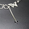 Stainless Steel Gothic Hip Hop O Link Chain Chokers Collares Mujer Jewlery Harajuku Punk Butterfly Choker Necklace for Women