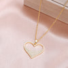 Stainless Steel Heart  Mom Crystal Pendant Necklace For Woman Mom Cubic Zirconia Mother's Day Birthday Gift 2022 Trend