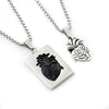 Stainless Steel Heart Necklace Women Men Collares De Moda 2023 Gold Color Necklaces Pendents BFF Jewelry Valentine Day Gifts