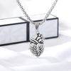 Stainless Steel Heart Necklace Women Men Collares De Moda 2023 Gold Color Necklaces Pendents BFF Jewelry Valentine Day Gifts