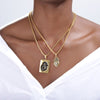 Stainless Steel Heart Necklace Women Men Collares De Moda 2023 Gold Color Necklaces Pendents BFF Jewelry Valentine Day Gifts