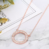 Stainless Steel Jewelry Geometric Round Pendant Necklace For Women Men Rose Gold Circle Femme Colar Choker Necklaces 2022