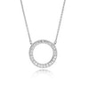 Stainless Steel Jewelry Geometric Round Pendant Necklace For Women Men Rose Gold Circle Femme Colar Choker Necklaces 2022