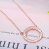 Stainless Steel Jewelry Geometric Round Pendant Necklace For Women Men Rose Gold Circle Femme Colar Choker Necklaces 2022