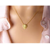 Stainless Steel Monstera Leaf Necklaces For Women Dainty Jewelry Gold Color Chain Friendship Long Necklaces Sister Gifts