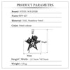 Stainless Steel Moon Star Pentagram Hexagon Pendants Pendant necklaces women Man With charms Pentacle david of star jewelry