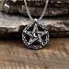 Stainless Steel Moon Star Pentagram Hexagon Pendants Pendant necklaces women Man With charms Pentacle david of star jewelry