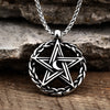 Stainless Steel Moon Star Pentagram Hexagon Pendants Pendant necklaces women Man With charms Pentacle david of star jewelry