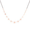 Stainless Steel Necklace For Woman Charms Multi-Star Black Beaded Chain Choker Neckalce For Women Accessories Friend Gifts