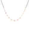 Stainless Steel Necklace For Woman Charms Multi-Star Black Beaded Chain Choker Neckalce For Women Accessories Friend Gifts