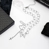 Stainless Steel Necklace for Women Butterfly Choker Punk Style Charms  Designer Collares Gothic Hip Hop Chain  Jewelry