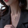 Stainless Steel Necklace for Women Star Necklace Simple Geometry Clavicle Chain Jewelry