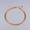 Stainless Steel Necklace for Women Mesh Belt Choker Gold Chain Necklace Jewelry Gifts