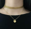Stainless Steel Necklace for Women Mesh Belt Choker Gold Chain Necklace Jewelry Gifts