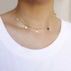 Stainless Steel Necklace for Women Star Necklace Gold Clavicle Chain Choker Jewelry Collares