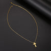 Stainless Steel Necklaces Cross Jesus Classic Small Style Men Chain Necklace For Women Jewelry Collar Pendant Friends
