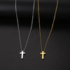Stainless Steel Necklaces Cross Jesus Classic Small Style Men Chain Necklace For Women Jewelry Collar Pendant Friends