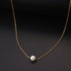 Stainless Steel Necklaces Multilayer Style Pearl "V" Simple Geometry Necklace For Women Jewelry Party Friends Gifts 2021